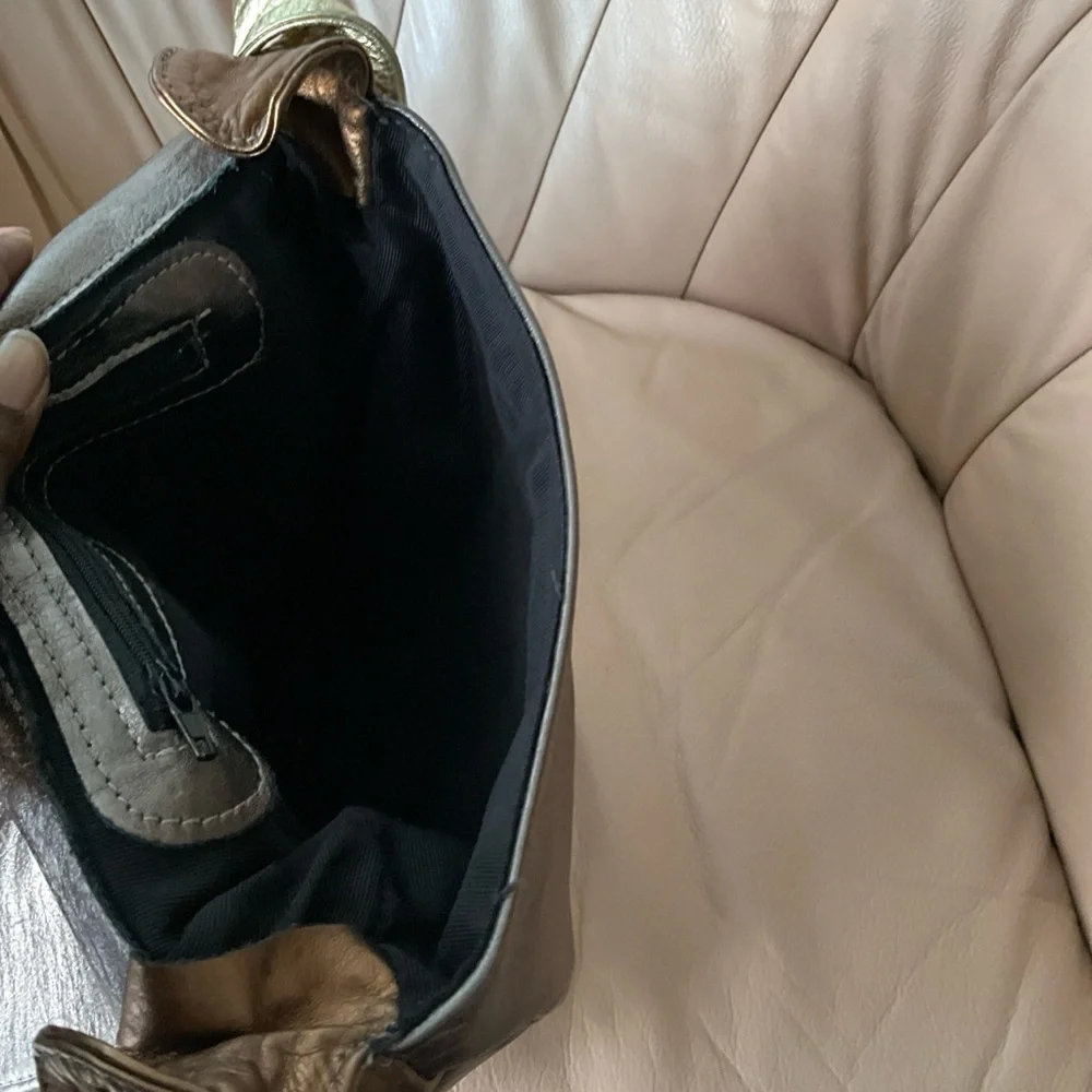 Studded bronze gold western bag - Picture 7 of 8